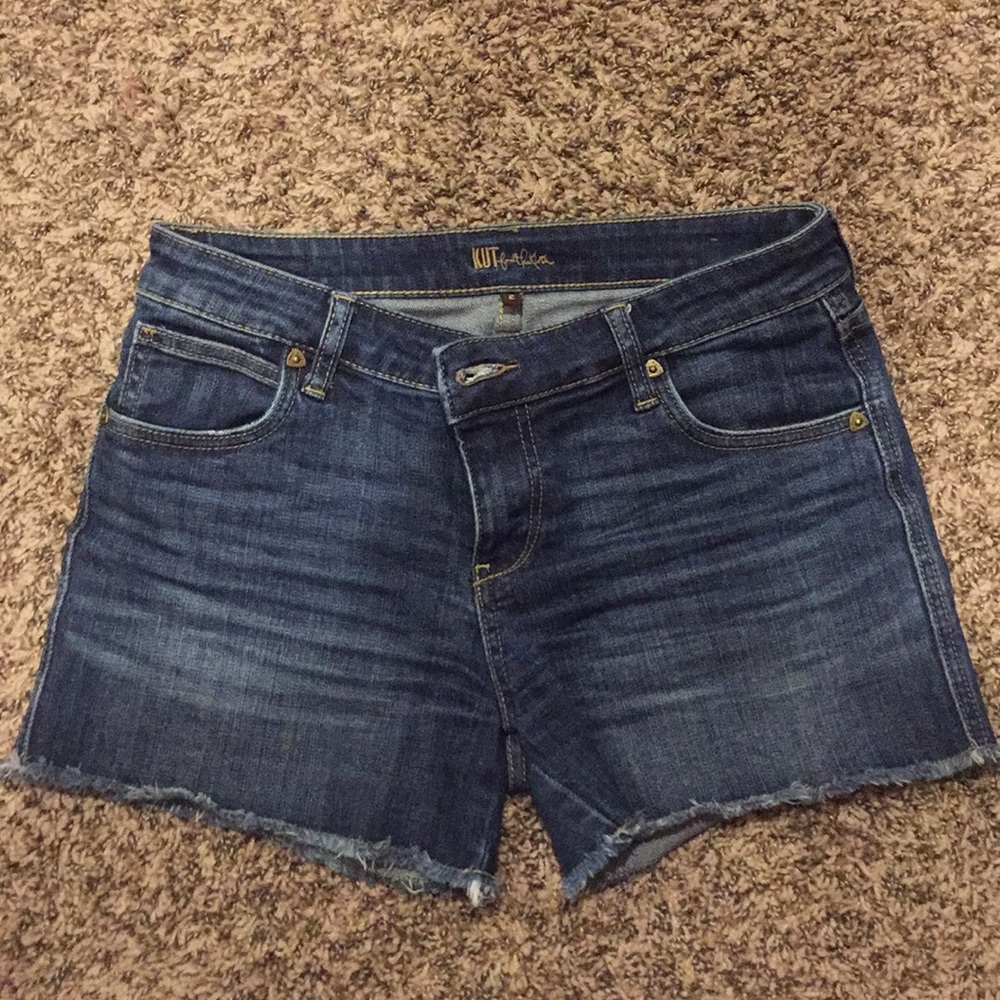Kut From The Kloth Gidget Frey Hem Shorts